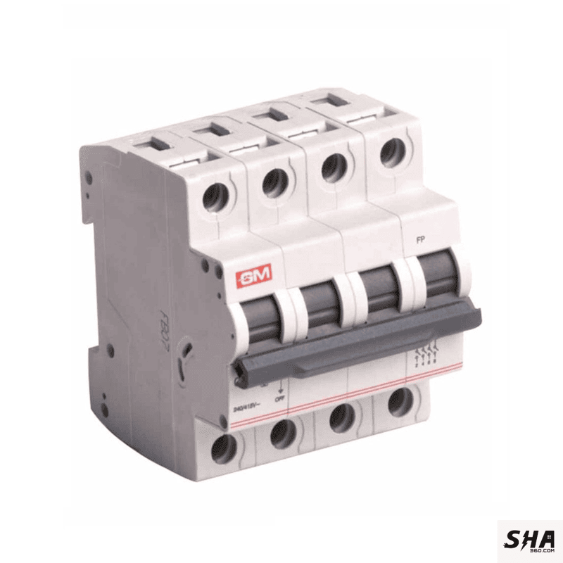 GM Modular G-Vault MCB 63A Four Pole (4-Pole) 10kA C Curve (GM V FC 63) - Sha360 GM Modular G-Vault MCB 63A Four Pole (4-Pole) 10kA C Curve (GM V FC 63) - Sha360