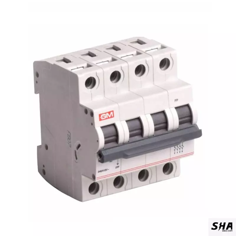 GM Modular G-Vault MCB 63A Four Pole (4-Pole) 10kA C Curve (GM V FC 63) - Sha360