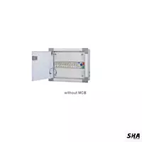 Vguard 10 Way Premium (10 MCBs-SP) SPN Distribution Board Double Door - GRVE01-10w - Sha360