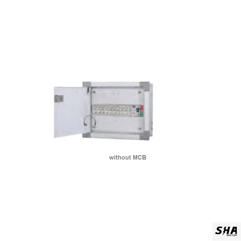 Vguard 10 Way Premium (10 MCBs-SP) SPN Distribution Board Double Door - GRVE01-10w - Sha360