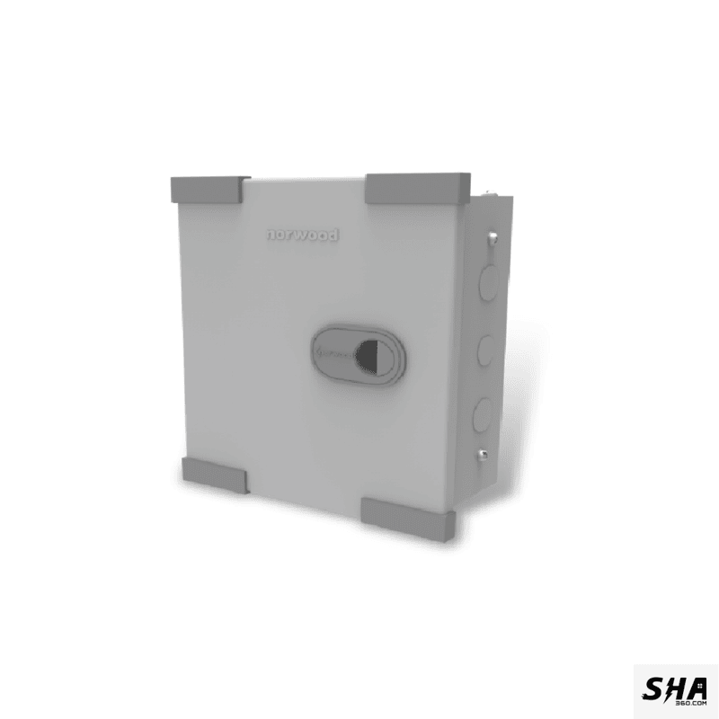 Norwood 12 Way (12 MCBs-SP) SPN Distribution Board Double Door - N-315 - Sha360