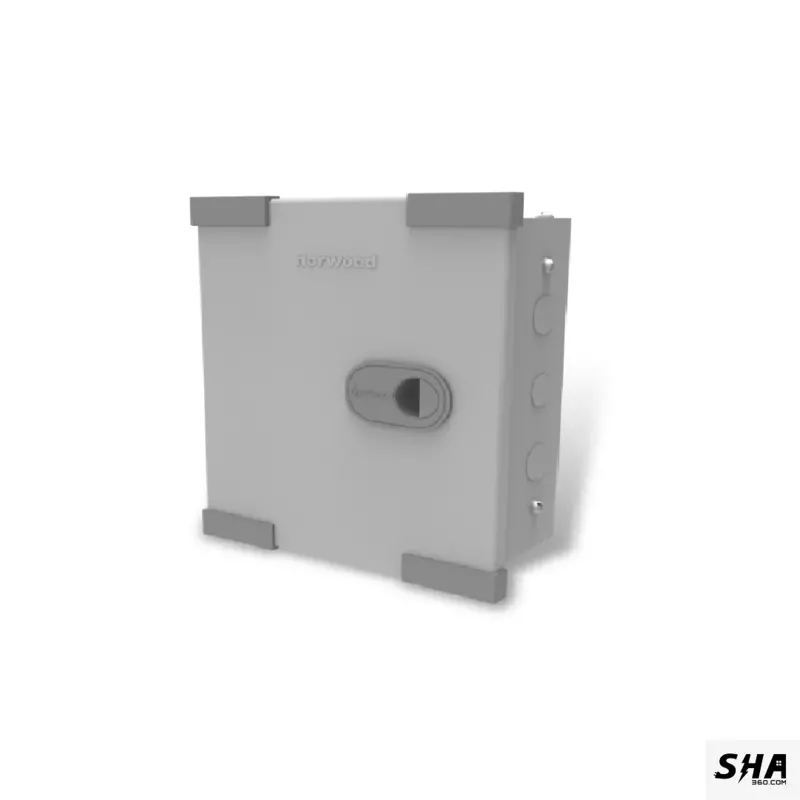 Norwood 12 Way (12 MCBs-SP) SPN Distribution Board Double Door - N-315 - Sha360