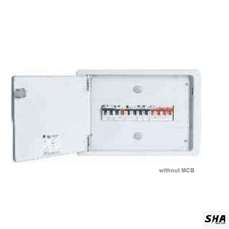 C&S Electric 16 Way (16 MCBs-SP) SPN Distribution Board Double Door - CSDBSPNDD16 - Sha360
