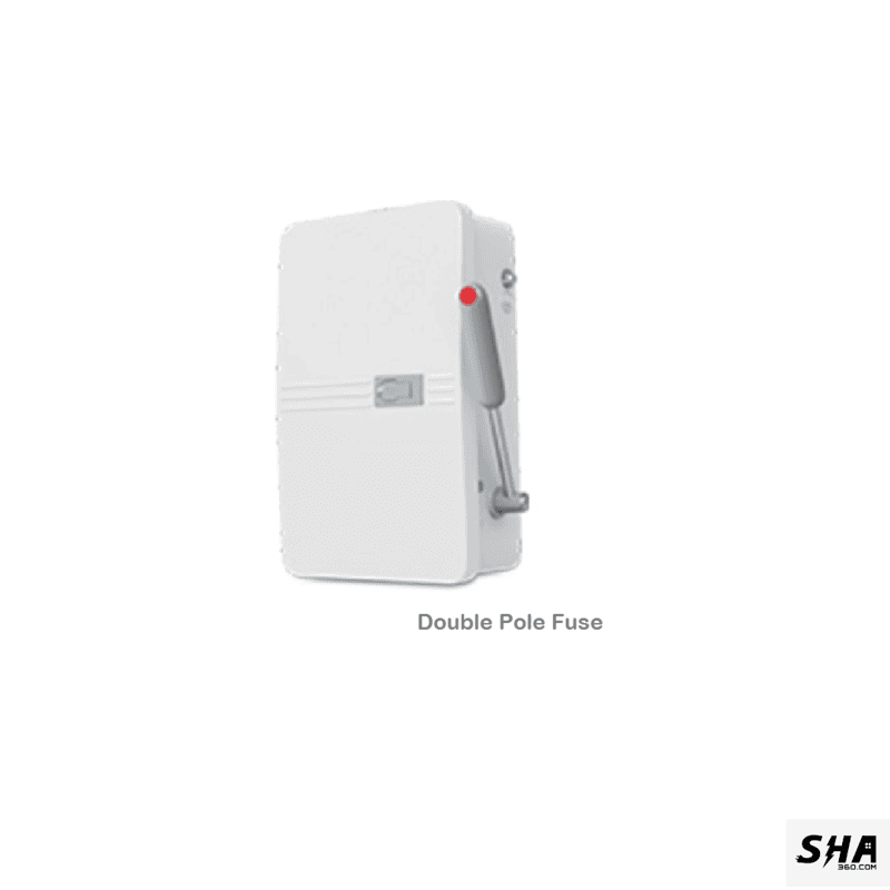 Goldmedal Switched Fuse Unit 32A Double Pole 240VAC Rewirable - Sha360