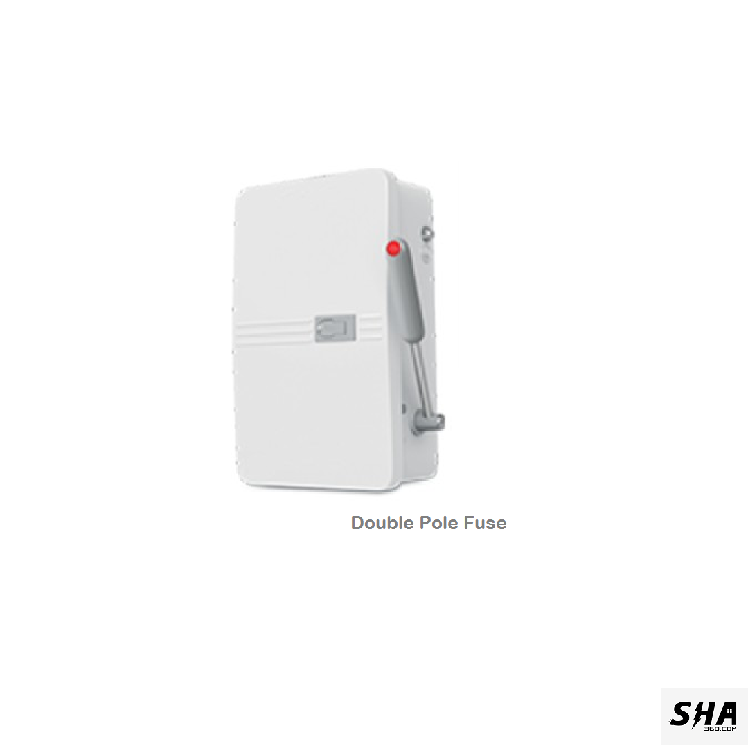 Goldmedal Switched Fuse Unit 32A Double Pole 240VAC Rewirable - Sha360