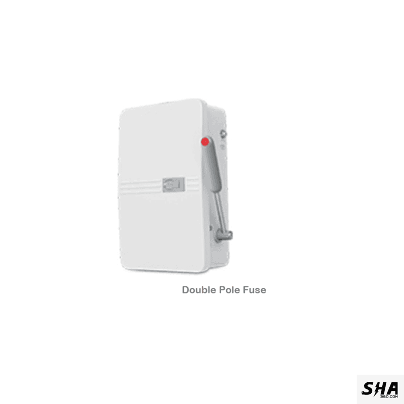 Vguard Switched Fuse Unit 32A Double Pole 240VAC Rewirable INVIDIA - Sha360