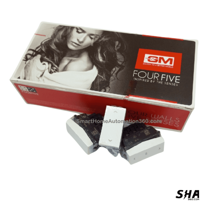 GM Modular Zicono 45s (FourFive) 6A/10A 2-Way Switch (White) - AA1363 - Sha360 GM Modular Zicono 45s (FourFive) 6A/10A 2-Way Switch (White) - AA1363 - Sha360