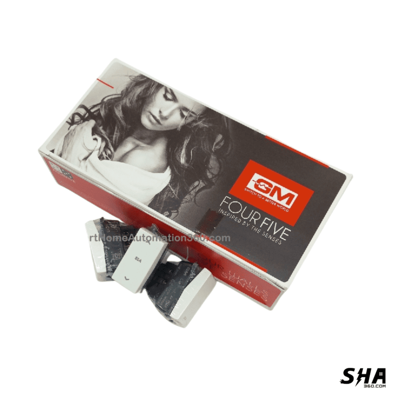 GM Modular Zicono 45s (FourFive) 16A/20A 2-Way Switch (White) - AA1373 - Sha360 GM Modular Zicono 45s (FourFive) 16A/20A 2-Way Switch (White) - AA1373 - Sha360