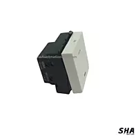 GM Modular Zicono 45s (FourFive) 32A DP Switch with LED Indicator (White) - AA2379 - Sha360