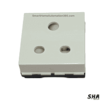 GM Modular 45s (FourFive) 10A Combined Socket (white) - AA2029 - Sha360