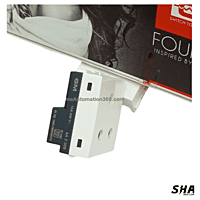 GM Modular 45s (FourFive) 10A Combined Socket (white) - AA2029 - Sha360