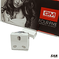 GM Modular 45s (FourFive) 16A/20A Universal Socket (white) - AA2031 - Sha360