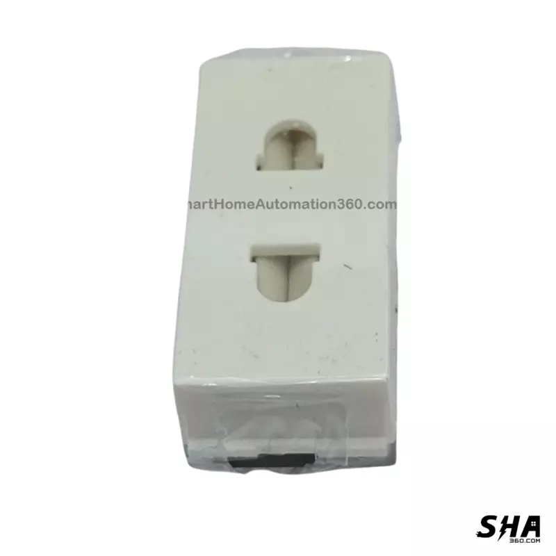GM Modular 45s (FourFive) 6A Euro 2 pin Socket (white) - AA1028 - Sha360