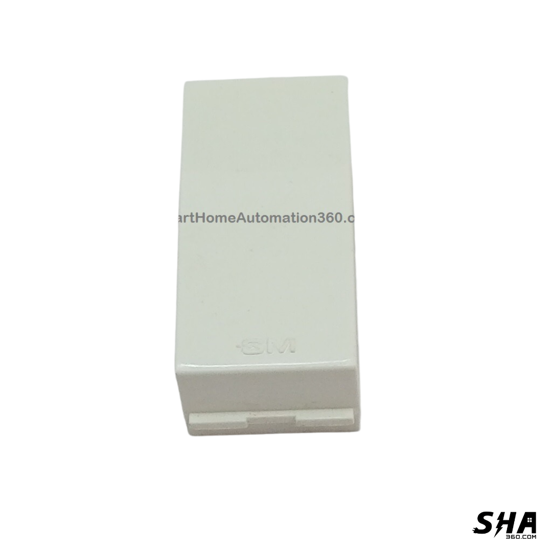 GM Modular 45s (FourFive) Switch Dummy 1 Module (White) - AA1052 - Sha360