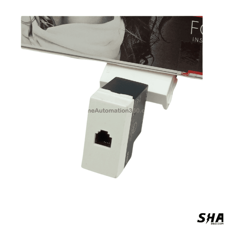 GM Modular 45s (FourFive) Tele Socket 1 Module (White) - AA1044 - Sha360