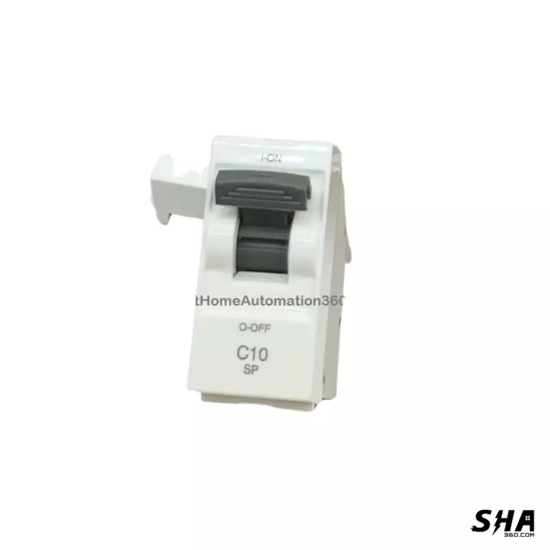 GM Modular 45s (FourFive) MCB 10A Modular 1M (White) - AA1111 - Sha360