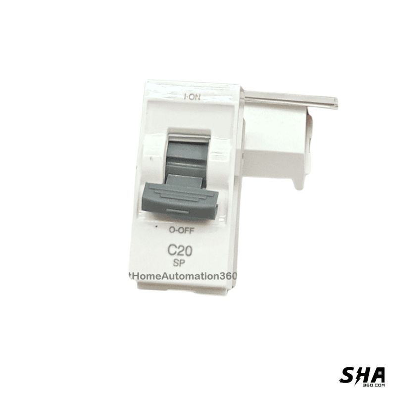 GM Modular 45s (FourFive) MCB 20A Modular 1M (White) - AA1113 - Sha360 GM Modular 45s (FourFive) MCB 20A Modular 1M (White) - AA1113 - Sha360