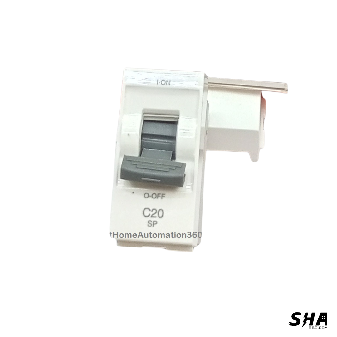 GM Modular 45s (FourFive) MCB 20A Modular 1M (White) - AA1113 - Sha360