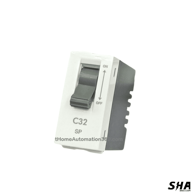 GM Modular 45s (FourFive) MCB 32A Modular 1M (White) - AA1115 - Sha360 GM Modular 45s (FourFive) MCB 32A Modular 1M (White) - AA1115 - Sha360