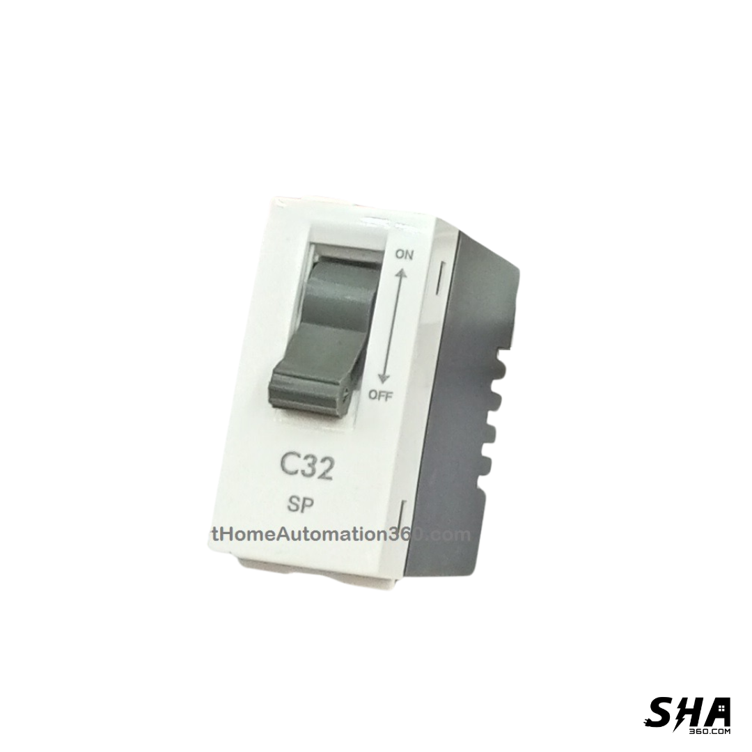 GM Modular 45s (FourFive) MCB 32A Modular 1M (White) - AA1115 - Sha360