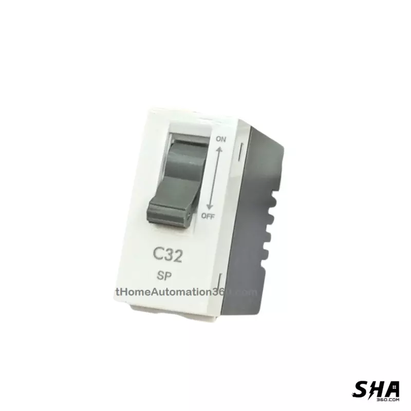 GM Modular 45s (FourFive) MCB 32A Modular 1M (White) - AA1115 - Sha360