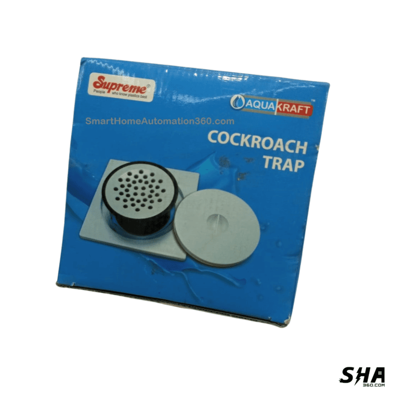 Supreme Cockroach Trap ABS with Flange for kitchen Bathroom etc., - Sha360