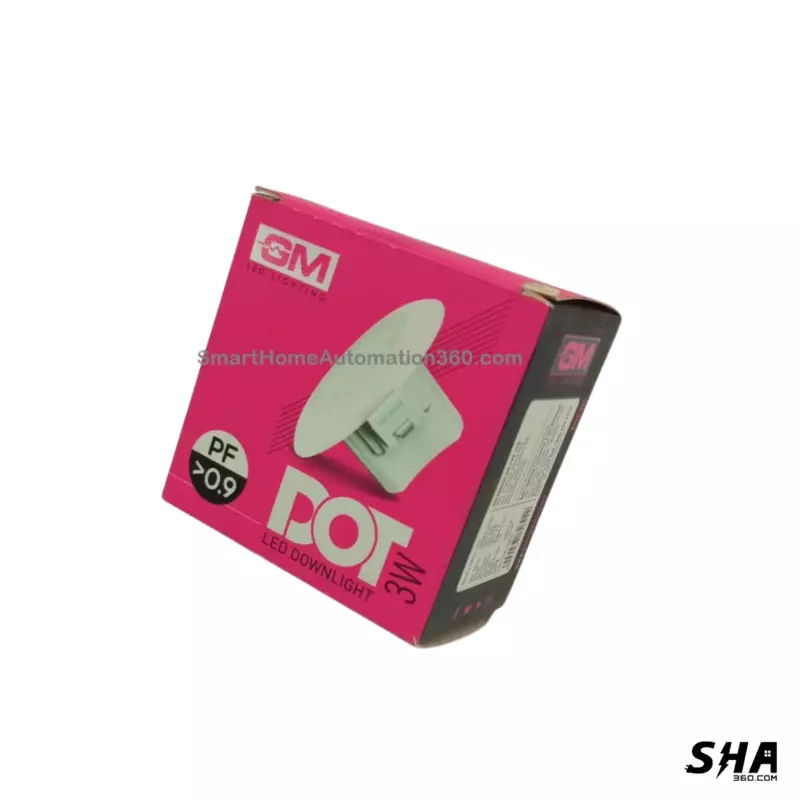 GM Modular 3W DOT Down Light LED (Mini Spot Light - 2") - Pink - Sha360