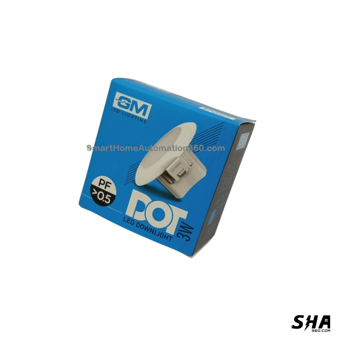 GM Modular 3W DOT Down Light LED (Mini Spot Light - 2") - Blue - Sha360