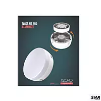 GM Modular 12W Xzoro LED Surface Light (Round - White) - Sha360