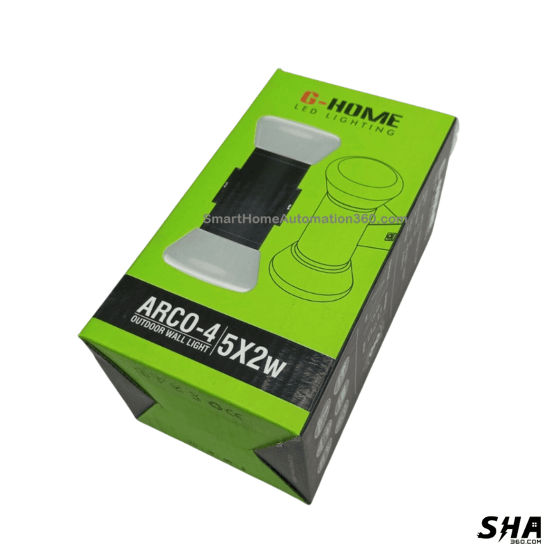 GM Modular 10W LED Outdoor Wall Light 2x5w G-Home ARCO-4 (Warm White) - Sha360