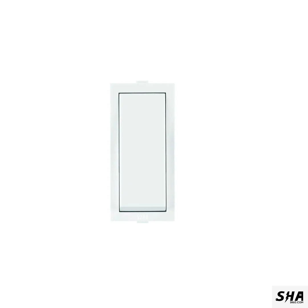 Anchor Roma 6A/10A 1 Way Switch 1M (White) - 21011 - Sha360