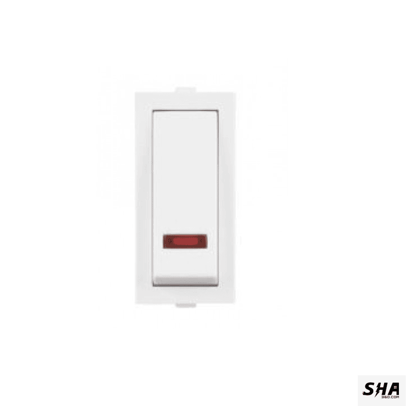 Anchor Roma 16A/20A 1 Way Switch with LED indicator 1M (White) - 21077 - Sha360 Anchor Roma 16A/20A 1 Way Switch with LED indicator 1M (White) - 21077 - Sha360