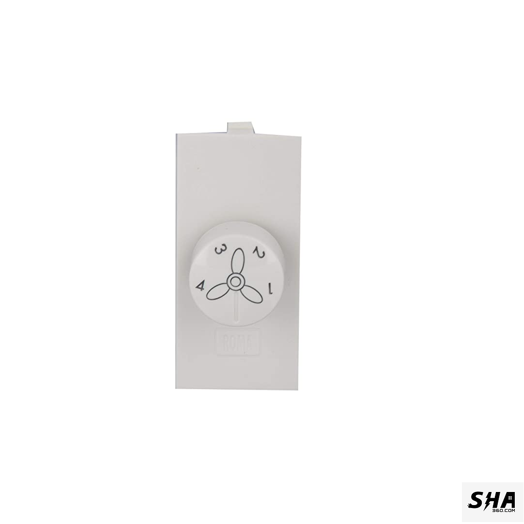 Anchor Roma Fan Regulator 4-Step 1M (White) - 22546 - Sha360
