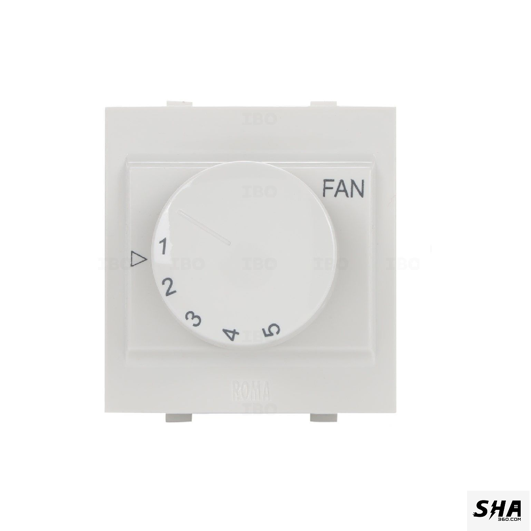 Anchor Roma Fan Regulator 5-Step 2M (White) - 21496 - Sha360