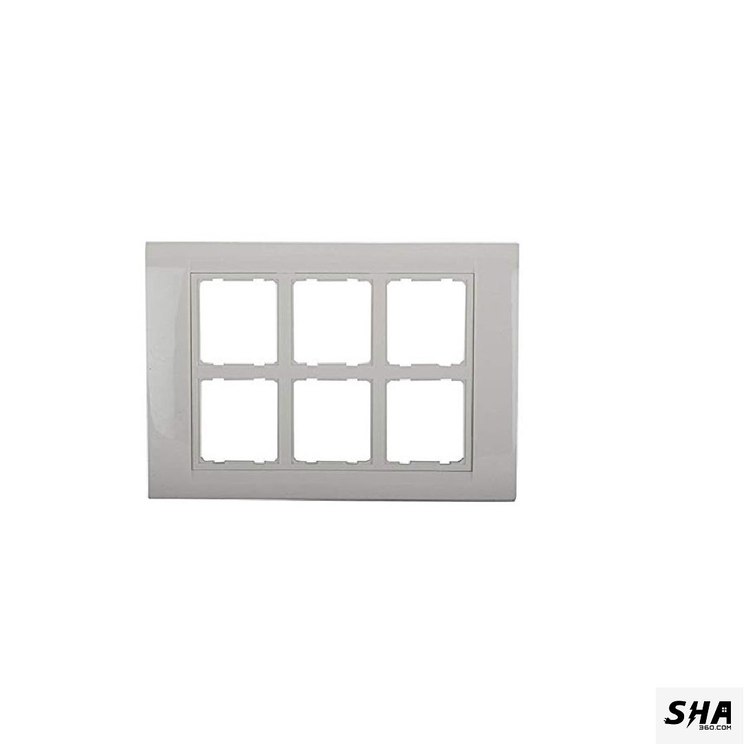 Anchor Roma Tresa 12 Module Cover Plate (white) - 30271WH - Sha360