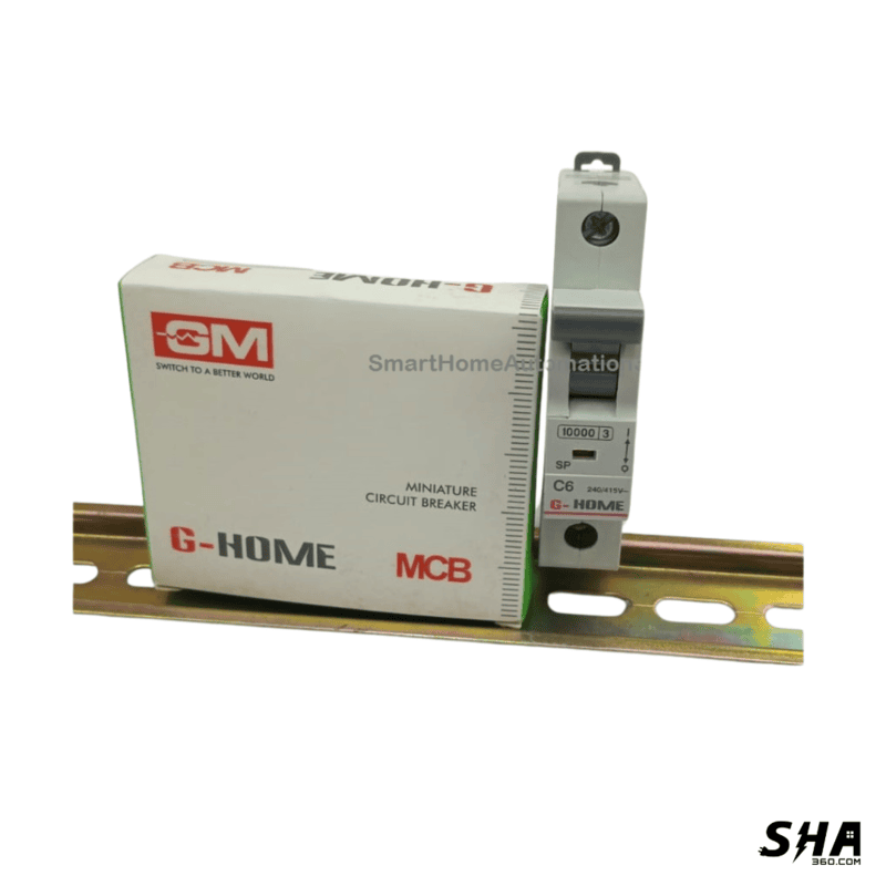 GM Modular MCB 6A Single Pole (1-Pole) 10kA C Curve G-Home (GM H SC 6) - Sha360 GM Modular MCB 6A Single Pole (1-Pole) 10kA C Curve G-Home (GM H SC 6) - Sha360
