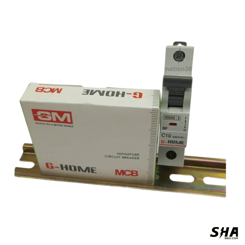 GM Modular MCB 10A Single Pole (1-Pole) 10kA C Curve G-Home (GM H SC 10) - Sha360 GM Modular MCB 10A Single Pole (1-Pole) 10kA C Curve G-Home (GM H SC 10) - Sha360