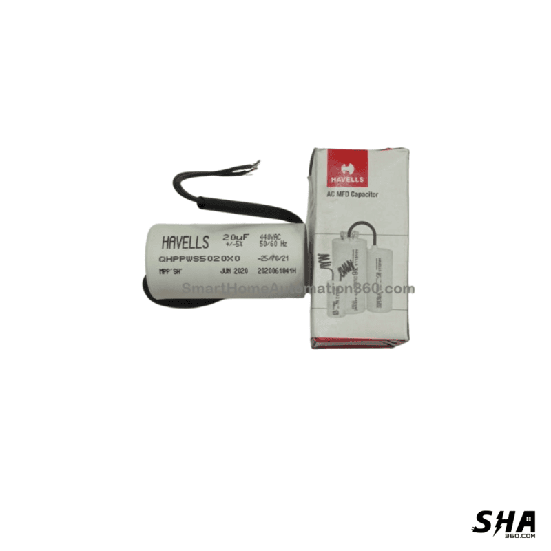 Motor capacitor 20mfd 440V motor run capacitor - Havells - Sha360