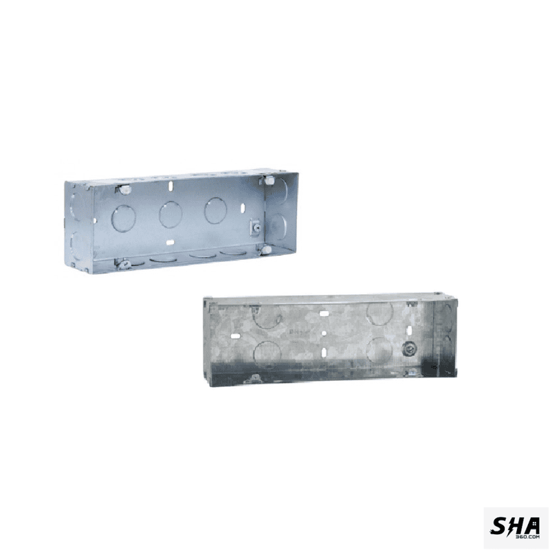 8M Modular Flush Metal Box for concealed (GM-Legrand-Anchor) - Sha360 8M Modular Flush Metal Box for concealed (GM-Legrand-Anchor) - Sha360