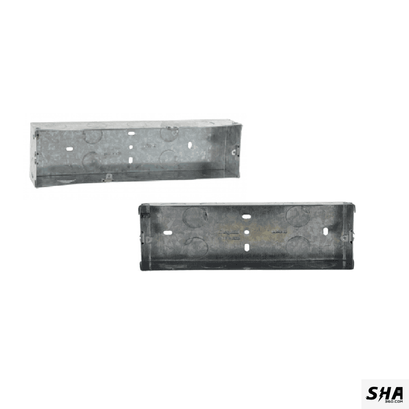 9M Modular Flush Metal Box for concealed (GM-Legrand-Anchor) - Sha360 9M Modular Flush Metal Box for concealed (GM-Legrand-Anchor) - Sha360