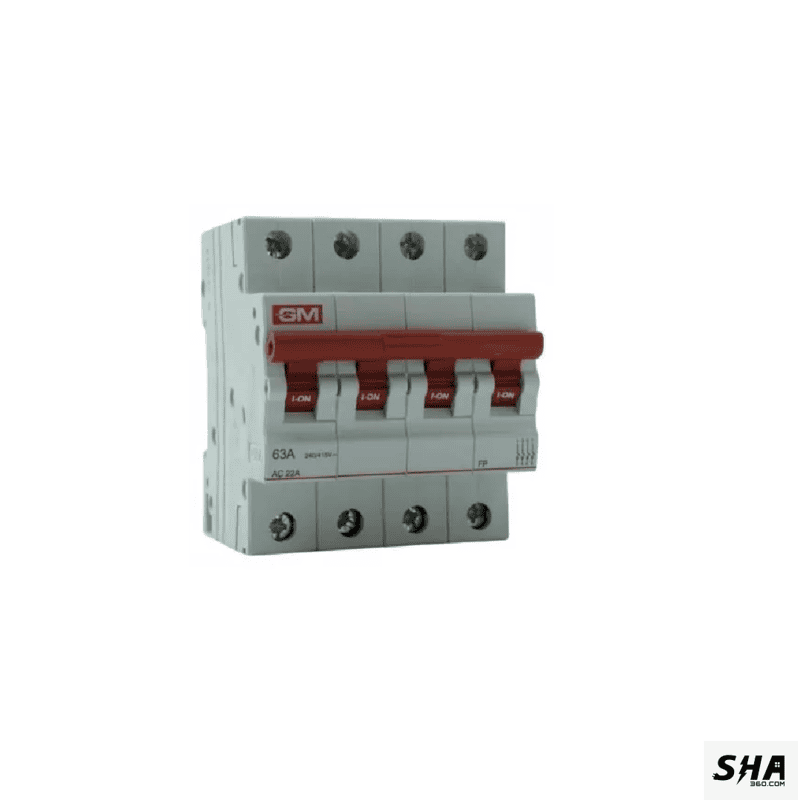 GM Modular 63A Isolator Four Pole (4 pole) - G-Vault - Sha360