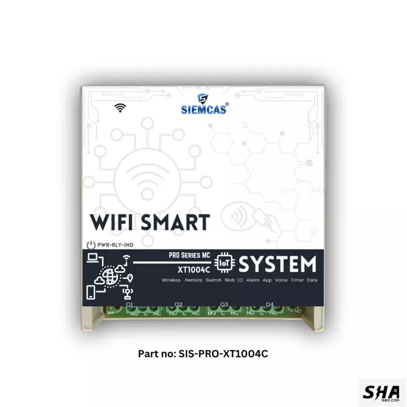 SIEMCAS Wifi Smart PRO Series MC Motor Controller IoT Cloud Operation SHA-SIS-PRO-XT1004C - Sha360