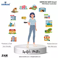 SIEMCAS Wifi Smart PRO Series MC Motor Controller IoT Cloud Operation SHA-SIS-PRO-XT1004C - Sha360