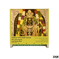 SIEMCAS Wifi Smart Devo Plus Lord Shree Ram 4 channel switch - IoT Webserver Dashboard Apps Network and status - Sha360