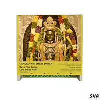 SIEMCAS Wifi Smart Devo Plus Lord Shree Ram 4 channel switch - IoT Webserver Dashboard Apps Network and status - Sha360