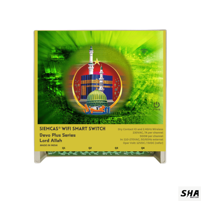 SIEMCAS Wifi Smart Devo Plus Lord Allah 4 channel switch - IoT Webserver Dashboard Apps Network and status - Sha360 SIEMCAS Wifi Smart Devo Plus Lord Allah 4 channel switch - IoT Webserver Dashboard Apps Network and status - Sha360