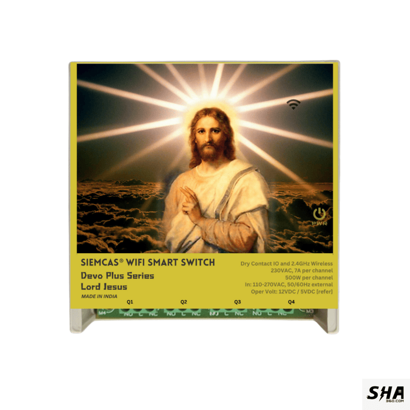SIEMCAS Wifi Smart Devo Plus Lord Jesus 4 channel switch - IoT Webserver Dashboard Apps Network and status - Sha360 SIEMCAS Wifi Smart Devo Plus Lord Jesus 4 channel switch - IoT Webserver Dashboard Apps Network and status - Sha360