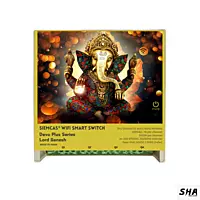 SIEMCAS Wifi Smart Devo Plus Lord Ganesh 4 channel switch - IoT Webserver Dashboard Apps Network and status - Sha360
