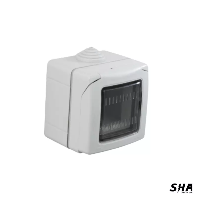 Legrand Waterproof Box 2 Module Arteor Grey Plexo - 6806 12