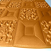 Brown E001 Wall Stickers Panel Self Adhesive